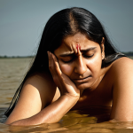 **Prompt 1: The Turning Point - From Quagmire to Hope**
    "An Indian woman, looking visibly stressed and exhausted, is depicted sinking slightly into a dull, murky 'quagmire' of fatigue and sleeplessness, symbolizing her previous struggles. Her expression is one of hopelessness. From a brighter, more hopeful foreground, a compassionate Wellness Coordinator with an empathetic expression extends a supportive hand towards her. The background behind the Coordinator is clear and calm, subtly hinting at a holistic path towards well-being, emphasizing emotional and mental support over just physical symptoms. The overall atmosphere transitions from dull despair to a glimmer of hope and guidance, embodying the transformative first meeting."