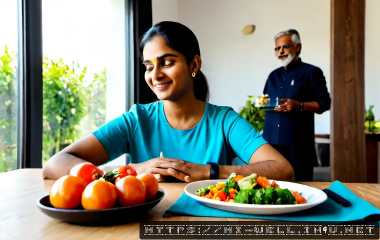 Home 17 웰빙코디네이터와 건강 목표 달성 비법 - Photorealistic wellness coaching session in a bright modern home, a friendly Indian female wellness ...